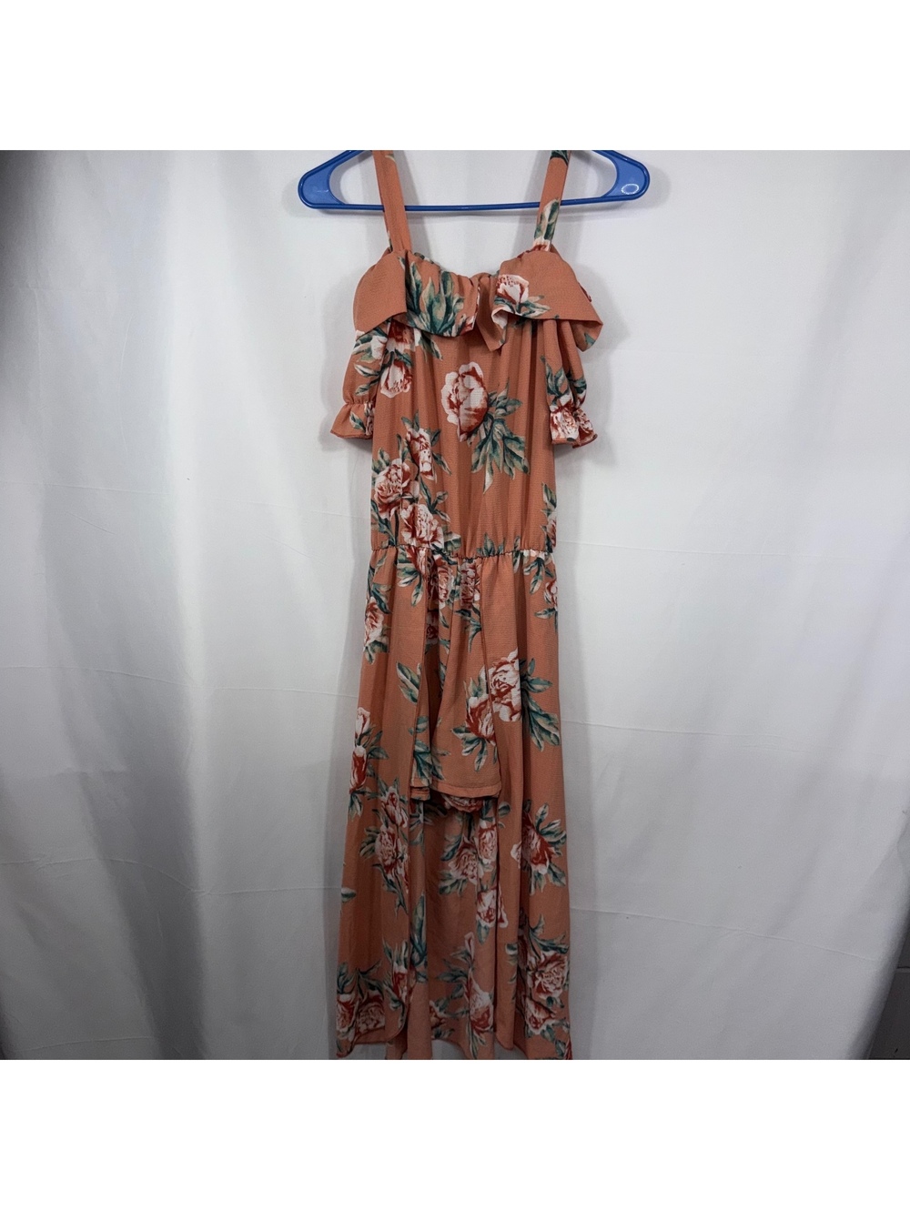 Destiny Girls Size 12 Floral High-Low Maxi Dress